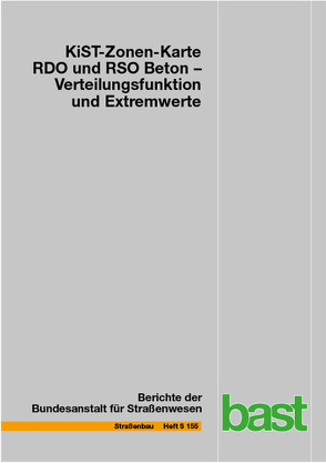 KiST-Zonen-Karte RDO und RSO Beton von Augter,  Gisela, Kayser,  Sascha, Riwe,  Axel, Villaret,  Stephan