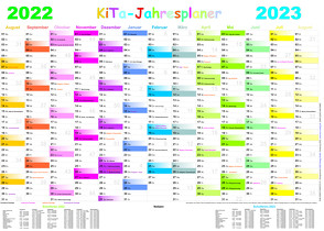 Kita-Jahresplaner 2022/2023 von Momm,  Helga