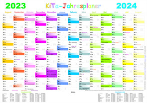 Kita-Jahresplaner 2023/2024-Set von Momm,  Helga