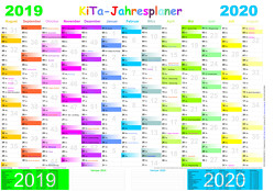 KITA-Jahresplaner-Set 2019/2020 von E&Z-Verlag GmbH