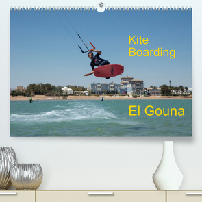 Kite Boarding El Gouna (Premium, hochwertiger DIN A2 Wandkalender 2023, Kunstdruck in Hochglanz) von Faltermaier,  Franz