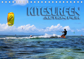 Kitesurfen – Action pur (Tischkalender 2021 DIN A5 quer) von Bleicher,  Renate