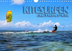 Kitesurfen – Action pur (Wandkalender 2021 DIN A4 quer) von Bleicher,  Renate