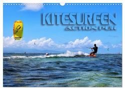 Kitesurfen – Action pur (Wandkalender 2024 DIN A3 quer), CALVENDO Monatskalender von Bleicher,  Renate