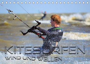 Kitesurfen – Wind und Wellen (Tischkalender 2023 DIN A5 quer) von Bleicher,  Renate