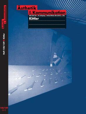 Kittler von Hurka,  Herbert M, Spreen,  Dierk