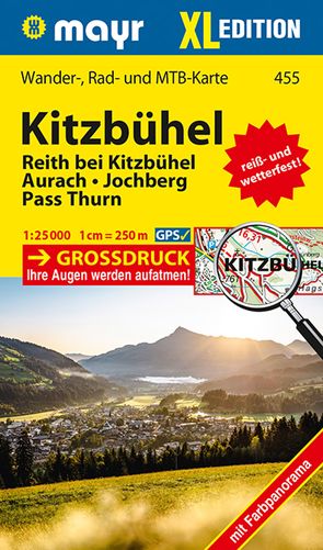 Mayr Wanderkarte Kitzbühel XL 1:25.000 von KOMPASS-Karten GmbH