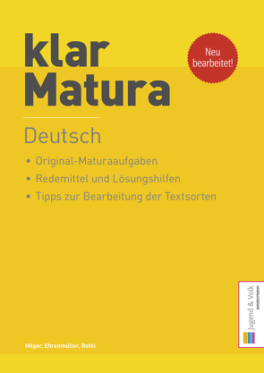 klar_Matura Deutsch von Hilger,  Gertraud, Rethi,  Sabine