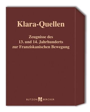 Klara-Quellen von Schneider,  Johannes OFM, Zahner,  Paul OFM