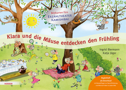 Klara und die Mäuse entdecken den Frühling. Bildkarten fürs Erzähltheater Kamishibai von Biermann,  Ingrid, Jäger,  Katja