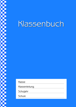 Klassenbuch „Standard“, Umschlagfarbe: blau