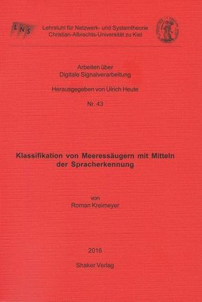 Klassifikation von Meeressäugern mit Mitteln der Spracherkennung von Kreimeyer,  Roman