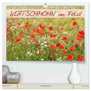 Klatschmohn im Feld (hochwertiger Premium Wandkalender 2024 DIN A2 quer), Kunstdruck in Hochglanz von Kruse,  Gisela