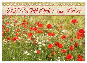 Klatschmohn im Feld (Tischkalender 2024 DIN A5 quer), CALVENDO Monatskalender von Kruse,  Gisela