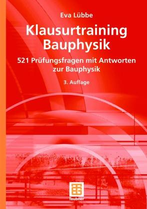 Klausurtraining Bauphysik von Lübbe,  Eva