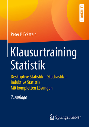 Klausurtraining Statistik von Eckstein,  Peter P.