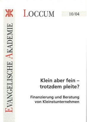 Klein aber fein-trotzdem pleite? von Lange,  Joachim