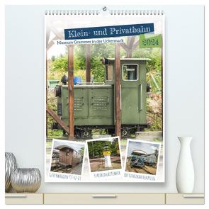 Klein- und Privatbahn Museum Gramzow (hochwertiger Premium Wandkalender 2024 DIN A2 hoch), Kunstdruck in Hochglanz von Gierok-Latniak; Magik Artist Design,  Steffen