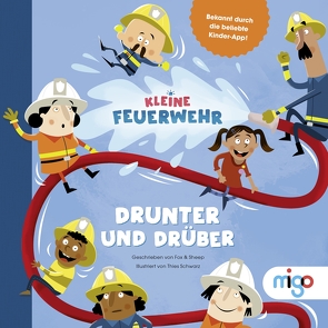 Kleine Feuerwehr. Drunter und drüber von Fox & Sheep, Schwarz,  Thies