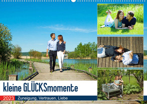 Kleine Glücksmomente Zuneigung, Vertrauen, Liebe (Wandkalender 2023 DIN A2 quer) von Marten,  Martina