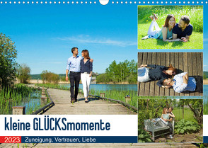 Kleine Glücksmomente Zuneigung, Vertrauen, Liebe (Wandkalender 2023 DIN A3 quer) von Marten,  Martina