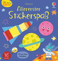 Kleine Kreativ-Werkstatt: Allererster Stickerspaß von Oldham,  Matthew, Rinaldo,  Luana, Thompson,  Sophie