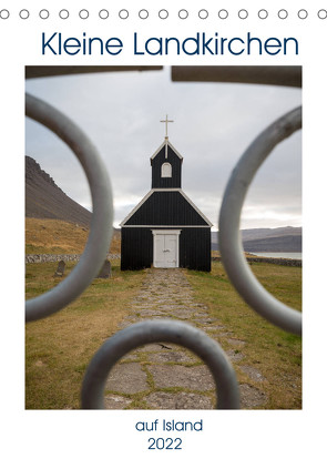 Kleine Landkirchen auf Island (Tischkalender 2022 DIN A5 hoch) von Bernhard,  Anne-Barbara