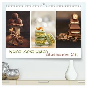 Kleine Leckerbissen – Stilvoll inszeniert (hochwertiger Premium Wandkalender 2024 DIN A2 quer), Kunstdruck in Hochglanz von Geisdorf,  Linda