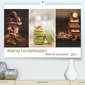 Kleine Leckerbissen – Stilvoll inszeniert (Premium, hochwertiger DIN A2 Wandkalender 2022, Kunstdruck in Hochglanz) von Geisdorf,  Linda