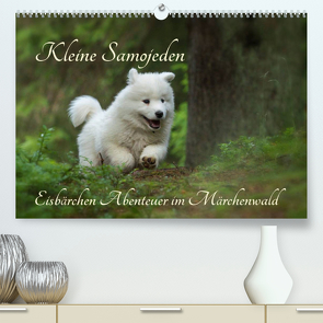 Kleine Samojeden – Eisbärchen Abenteuer im Märchenwald (Premium, hochwertiger DIN A2 Wandkalender 2023, Kunstdruck in Hochglanz) von Pelzer / www.Pelzer-Photography.com,  Claudia