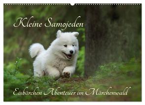 Kleine Samojeden – Eisbärchen Abenteuer im Märchenwald (Wandkalender 2024 DIN A2 quer), CALVENDO Monatskalender von Pelzer / www.Pelzer-Photography.com,  Claudia