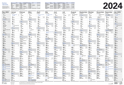 Kleiner Wandtimer 2024 von Korsch Verlag