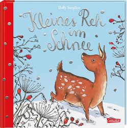 Kleines Reh im Schnee von Surplice,  Holly, Taube,  Anna