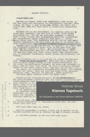 Kleines Tagebuch von Fuchs,  Claudia, Fuchs,  Manfred, Gross,  Volkmar