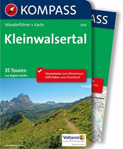 KOMPASS Wanderführer Kleinwalsertal von Schaefer,  Brigitte