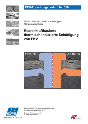 Klemmkraftbasierte thermisch induzierte Schädigung von FK von Augenthaler,  Florian, Meschut,  Gerson