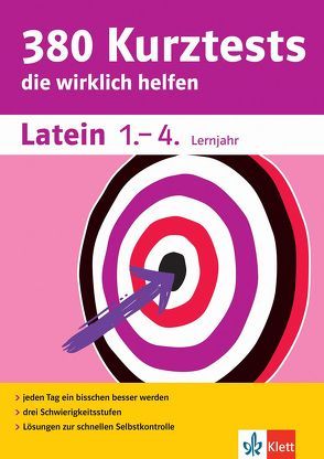 Klett 380 Kurztests Latein 1.-4. Lernjahr