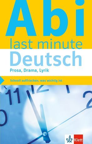 Klett Abi last minute Deutsch