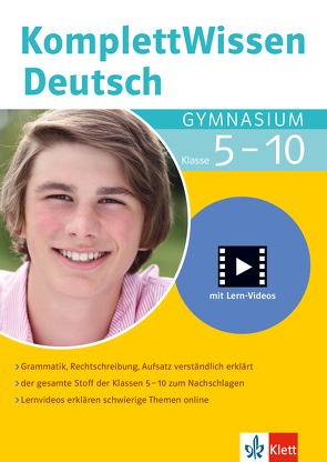 Klett KomplettWissen Deutsch Gymnasium von Alof,  Sonja, Wilmot-Günther,  Astrid