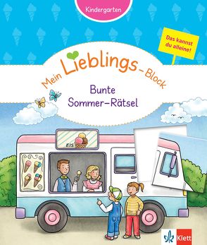 Klett Mein Lieblings-Block Bunte Sommer-Rätsel von Vorbach,  Britta