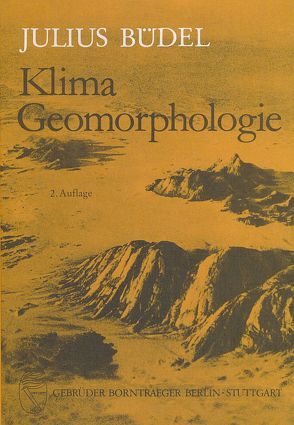 Klima-Geomorphologie von Büdel,  Julius
