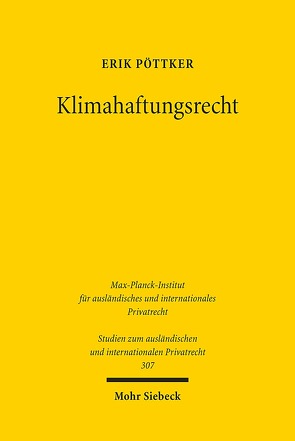 Klimahaftungsrecht von Pöttker,  Erik