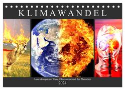 Klimawandel. Auswirkungen auf Tiere, Ökosysteme und den Menschen (Tischkalender 2024 DIN A5 quer), CALVENDO Monatskalender von Hurley,  Rose