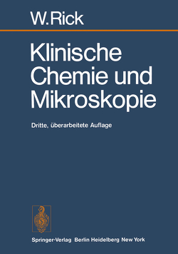 Klinische Chemie und Mikroskopie von Rick,  Wirnt