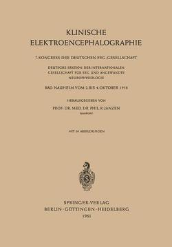 Klinische Elektroencephalographie von Janzen,  Rudolf