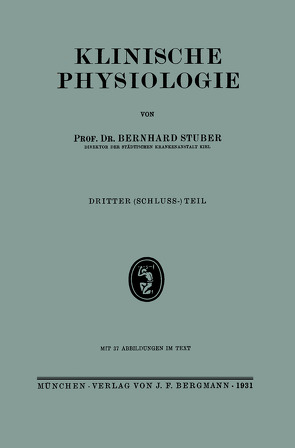 Klinische Physiologie von Stuber,  Berhard