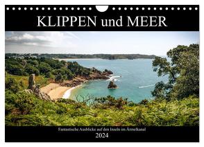 Klippen und Meer. Fantastische Ausblicke auf den Inseln im Ärmelkanal (Wandkalender 2024 DIN A4 quer), CALVENDO Monatskalender von Malms,  Emel