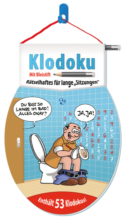 Trötsch Klodoku mit Bleistift Toilettenpapier Klopapier