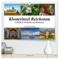 Klosterinsel Reichenau – UNESCO-Welterbe am Bodensee (hochwertiger Premium Wandkalender 2024 DIN A2 quer), Kunstdruck in Hochglanz von Di Chito,  Ursula