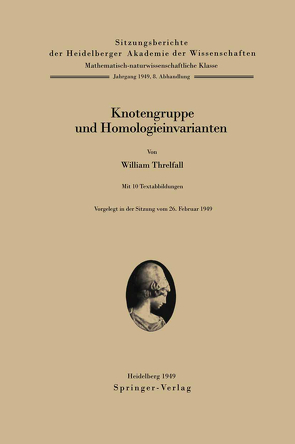 Knotengruppe und Homologieinvarianten von Threlfall,  W.